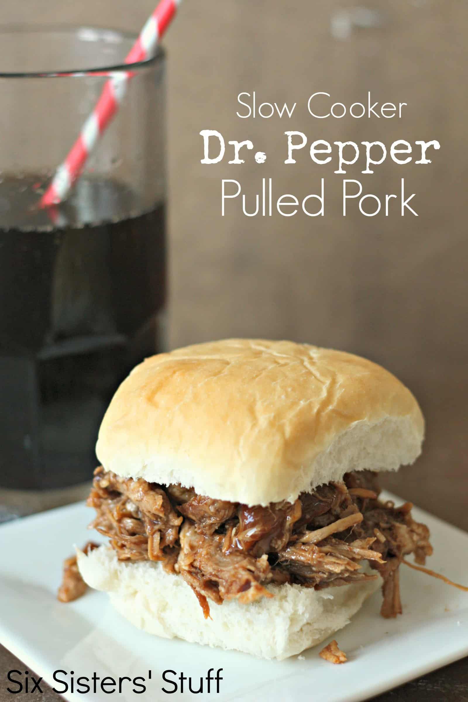 Slow Cooker Dr. Pepper Pulled Pork Recipe