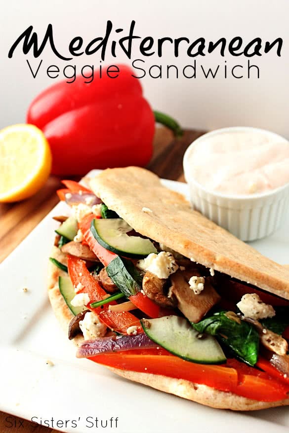 Mediterranean Veggie Sandwich Recipe