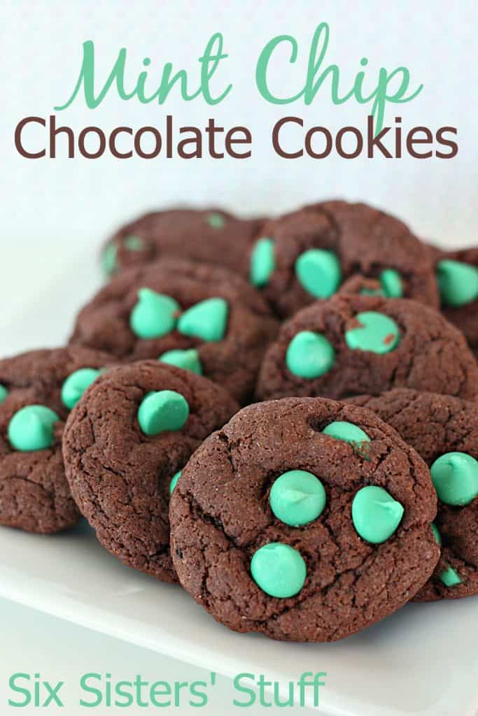 mint chip chocolate cookies recipe