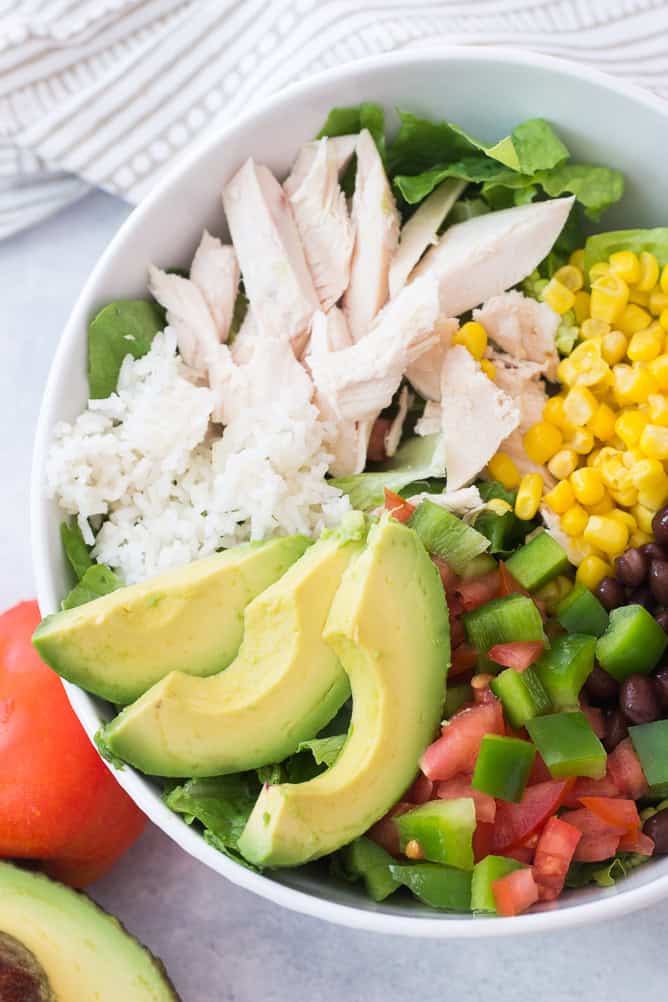 Chicken Burrito Bowls Recipe