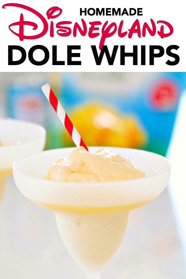 Pineapple Dole Whips in with red striped straw