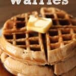 Homemade Whole Wheat Waffles