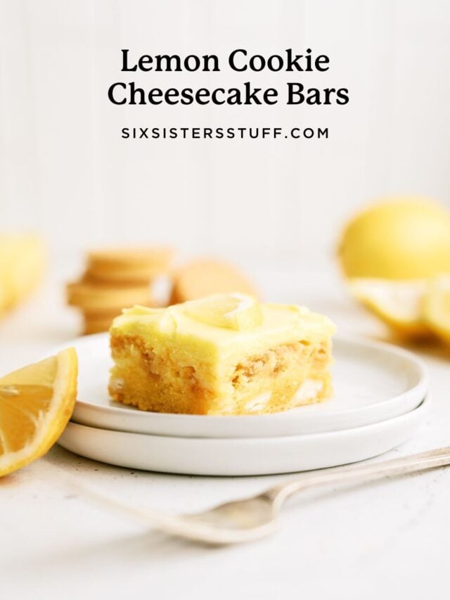 Lemon Cookie Cheesecake Bars Recipe