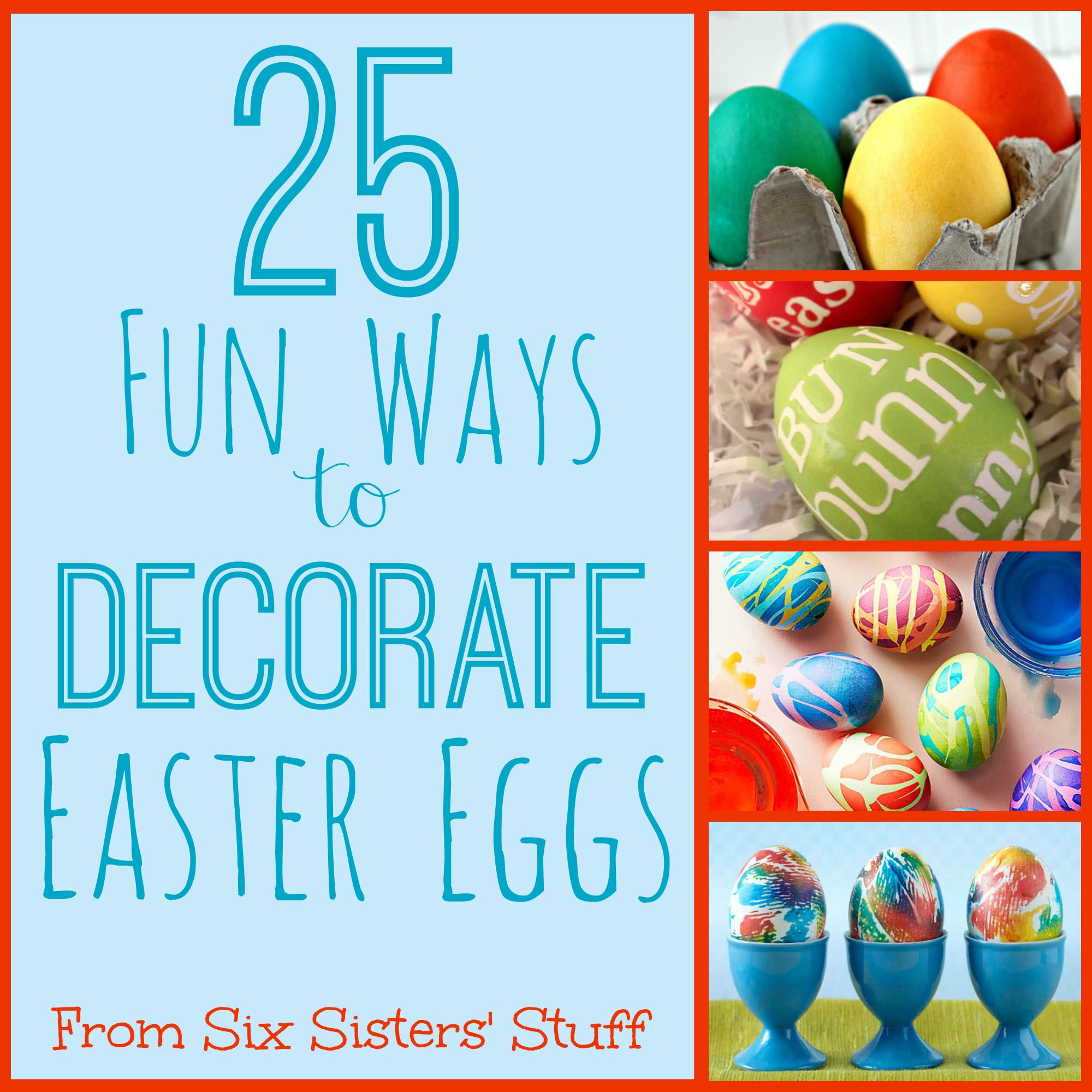 25 Fun Ways to Decorate Easter Eggs