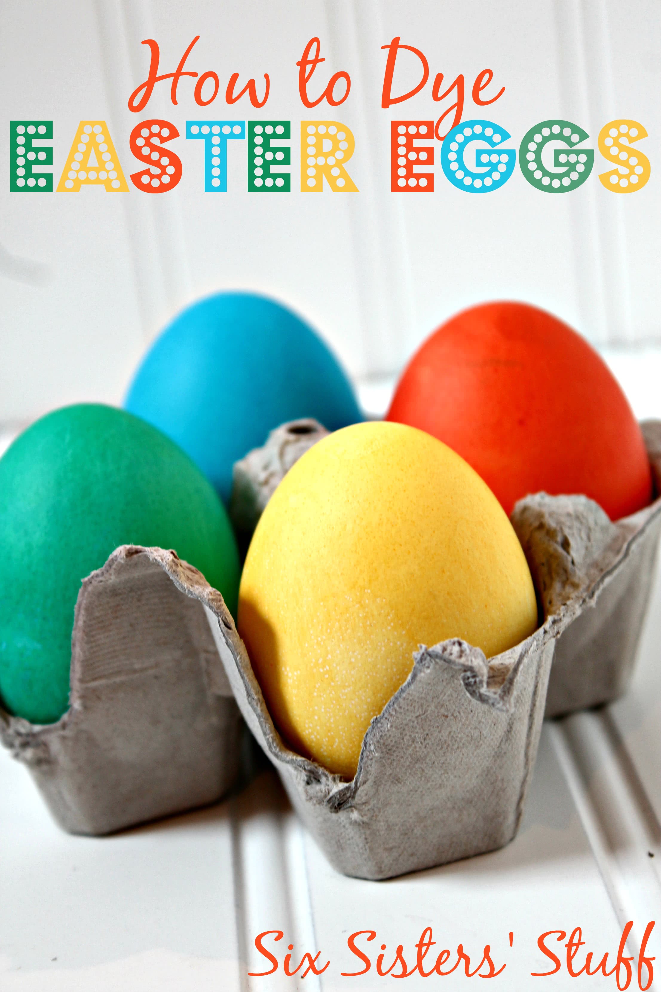 How to Dye Easter Eggs With Food Coloring