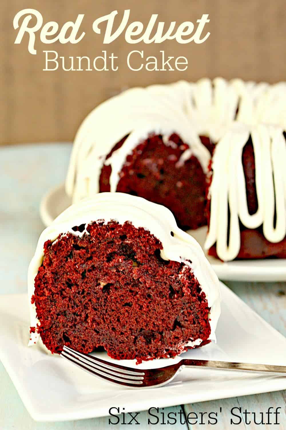 red velvet bundt cake mini