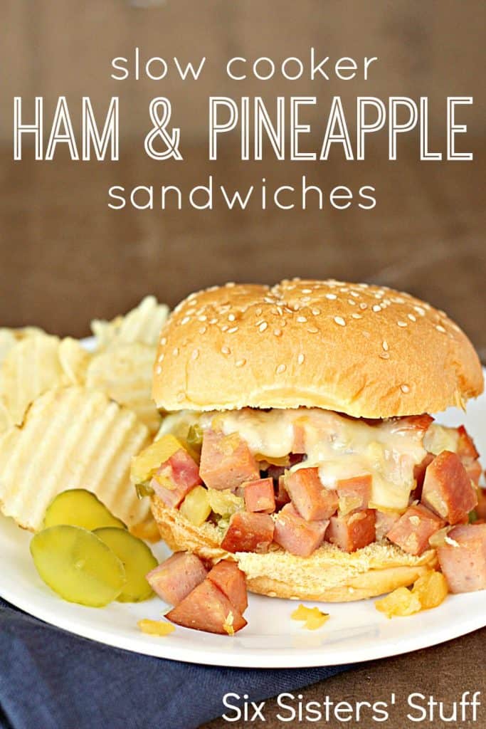 slow cooker ham and pineapple sandwich recipe
