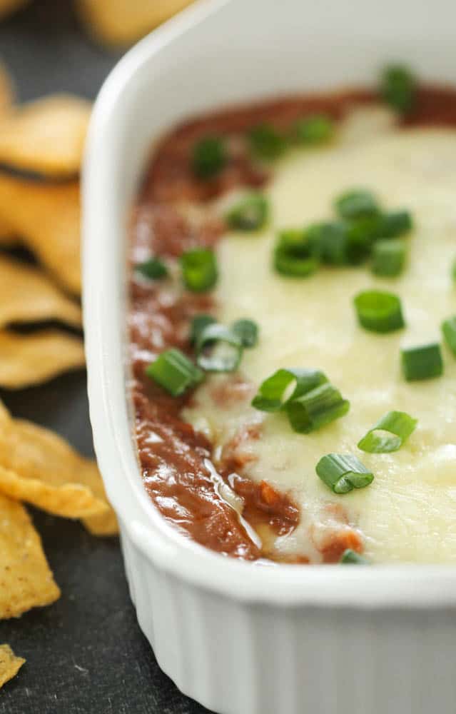 Cheesy Refried Bean Dip