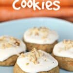 Frosted Carrot Cake Cookies