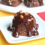 chocolate toffee brownie bites