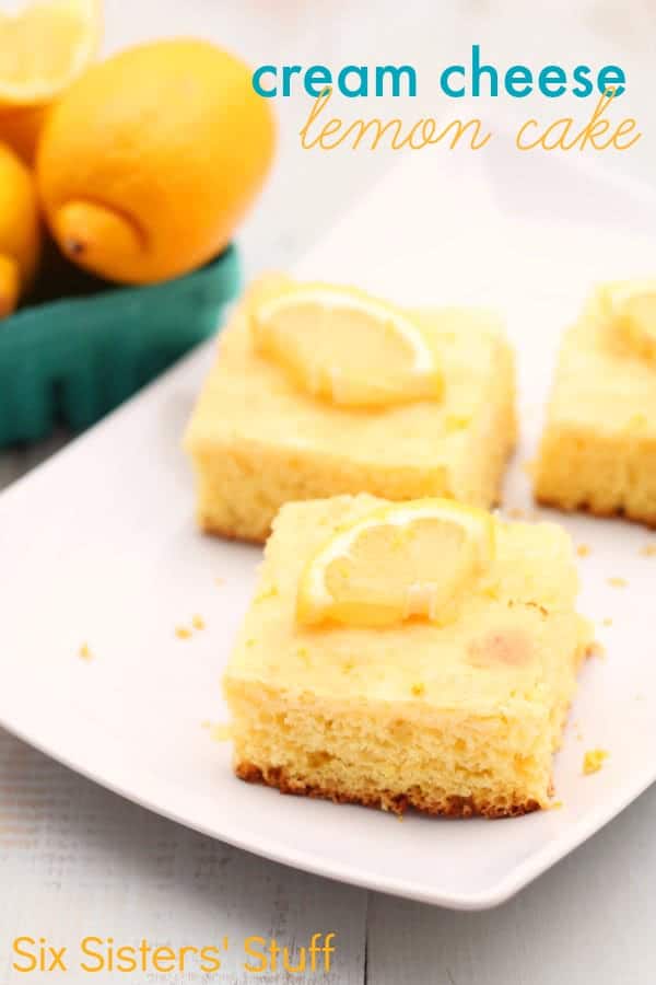 Cream Cheese Lemon Cake Recipe