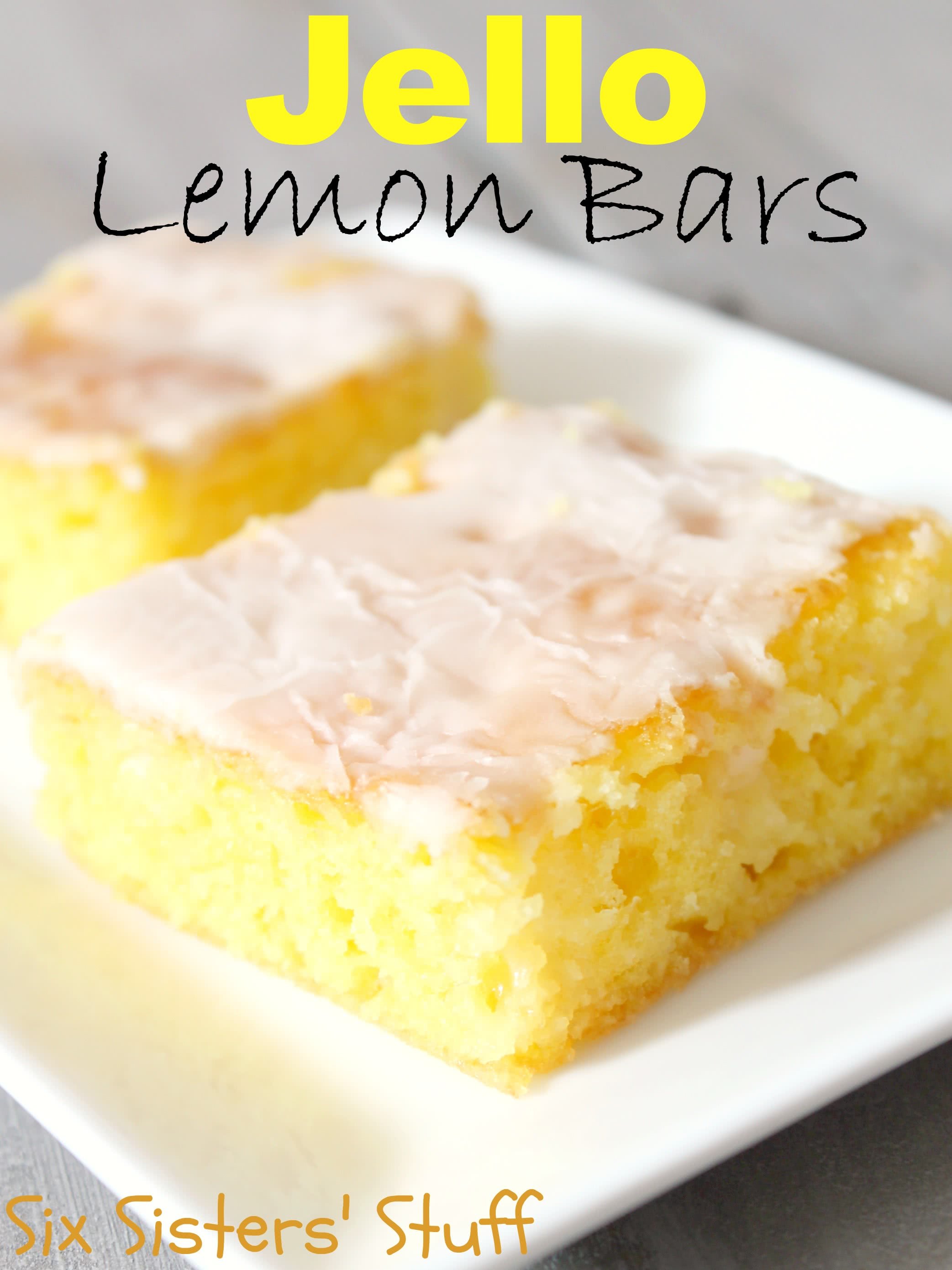 Jello Lemon Bars