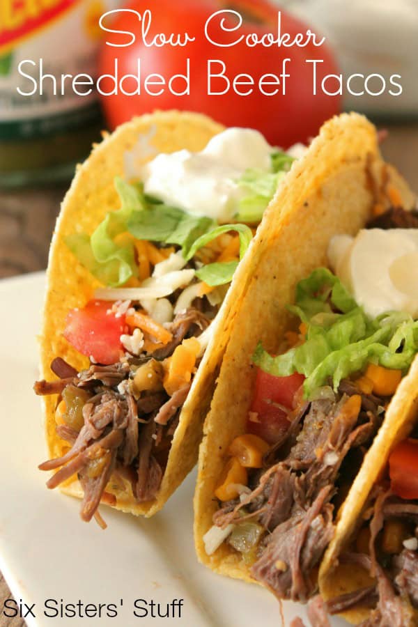 Slow Cooker Shredded Beef Tacos Recipe