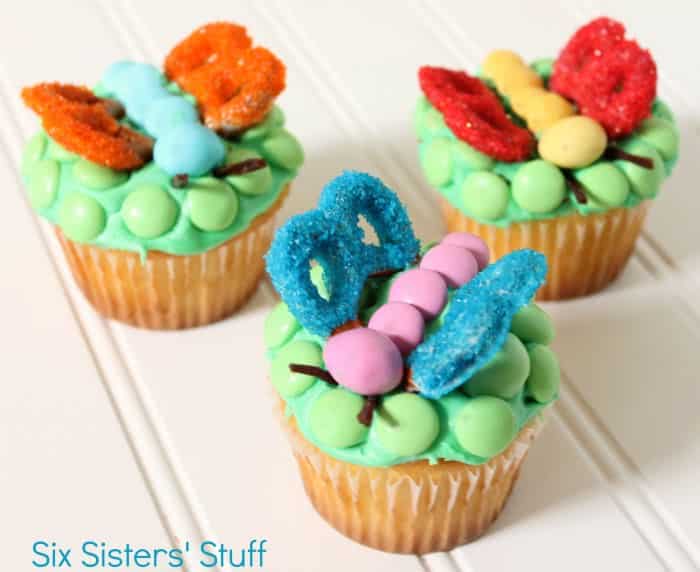 Cute Fluttering Cupcakes Recipe