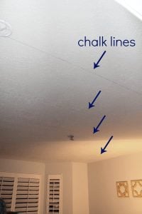 chalklines with arrows