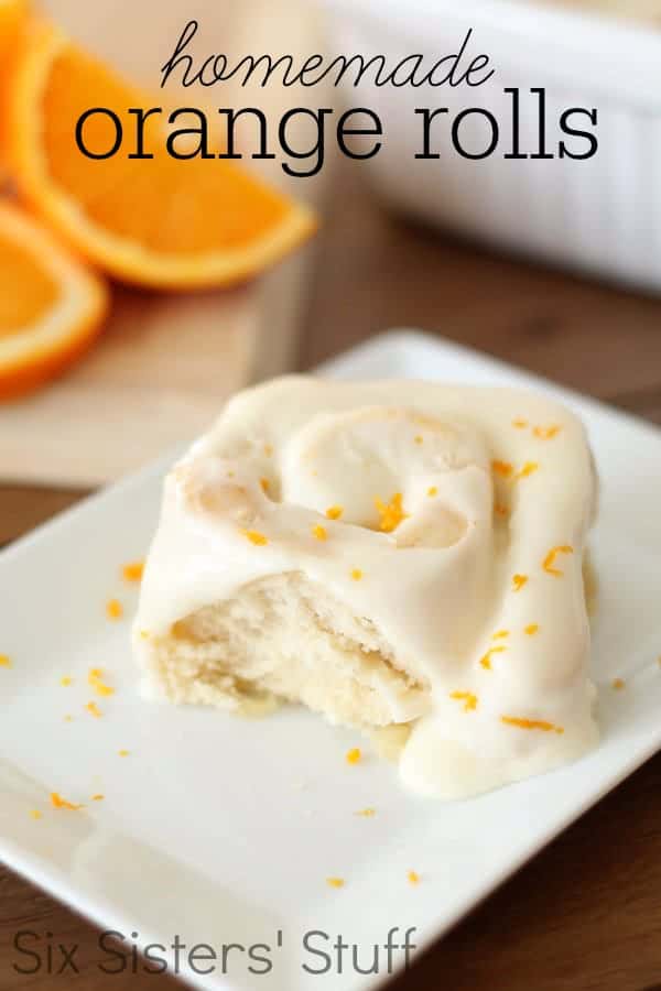 Homemade Orange Rolls Recipe