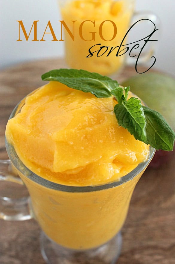 mango sorbet