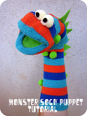 Easy Monster Sock Puppet Tutorial