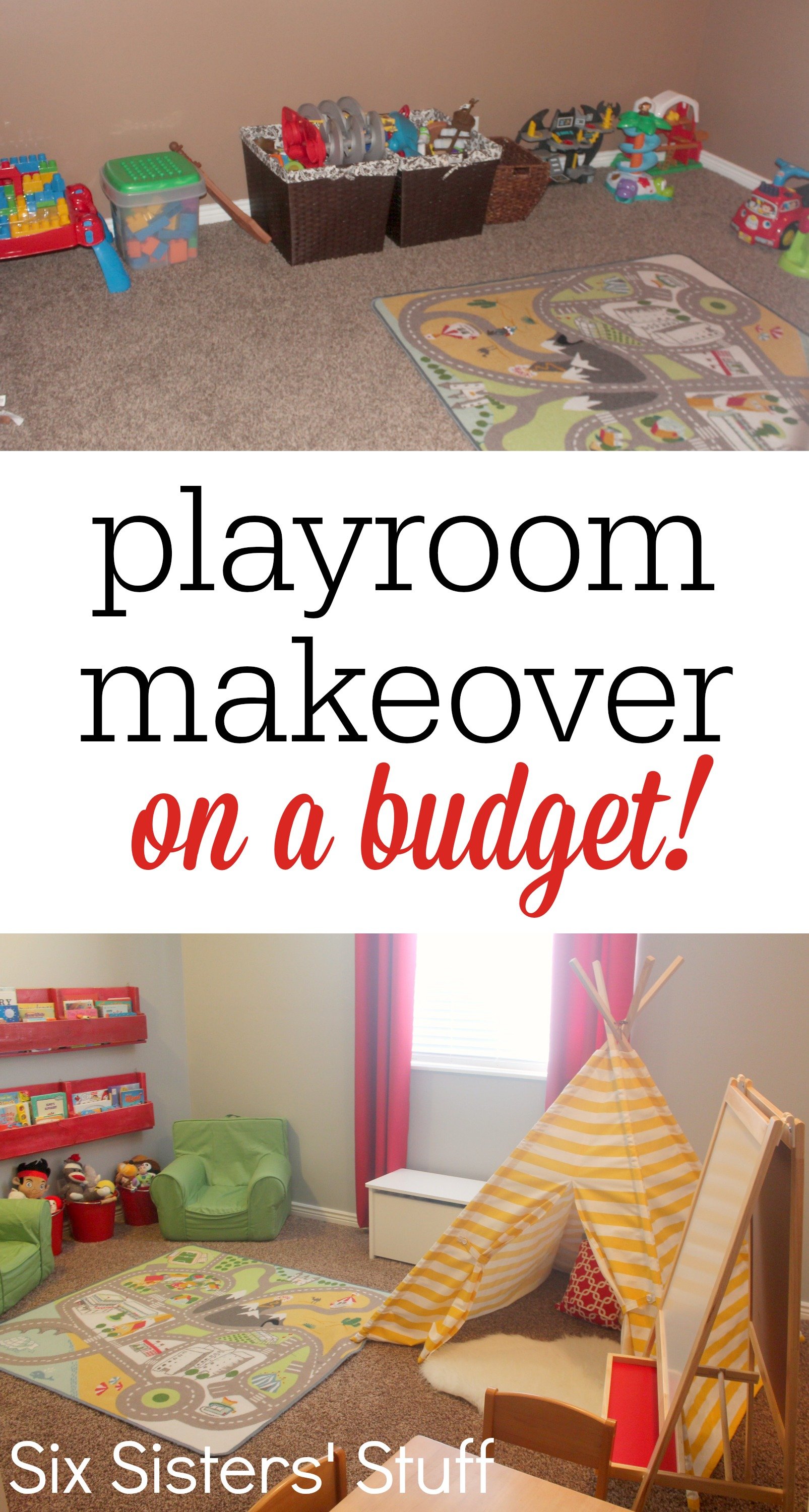 Kid’s Playroom Makeover on a Budget