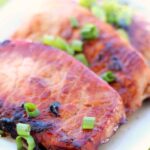 Asian marinated pork chops