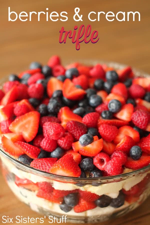 Berries and Cream Trifle Recipe