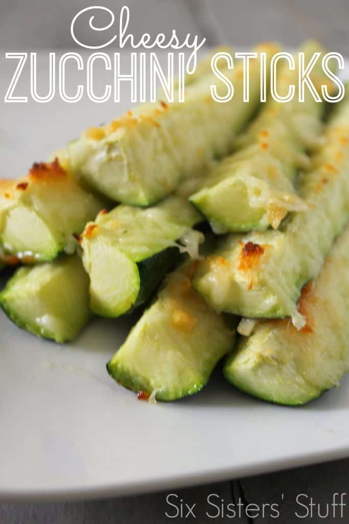 Cheesy Zucchini Sticks from Six Sisters' Stuff Six Sisters' Stuff