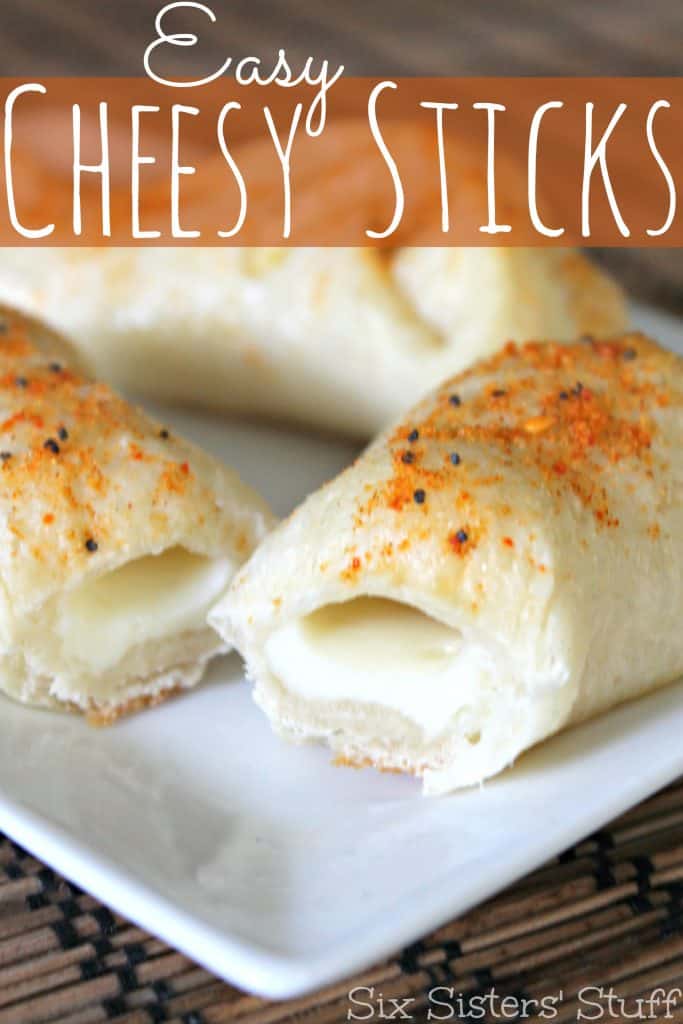Easy Cheesy Sticks Recipe Six Sisters Stuff