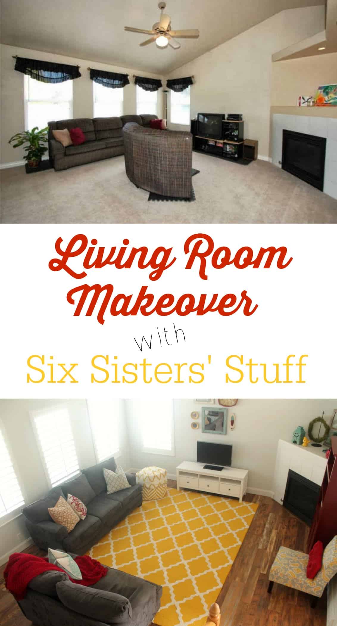 Six Sisters’ Stuff Living Room Makeover