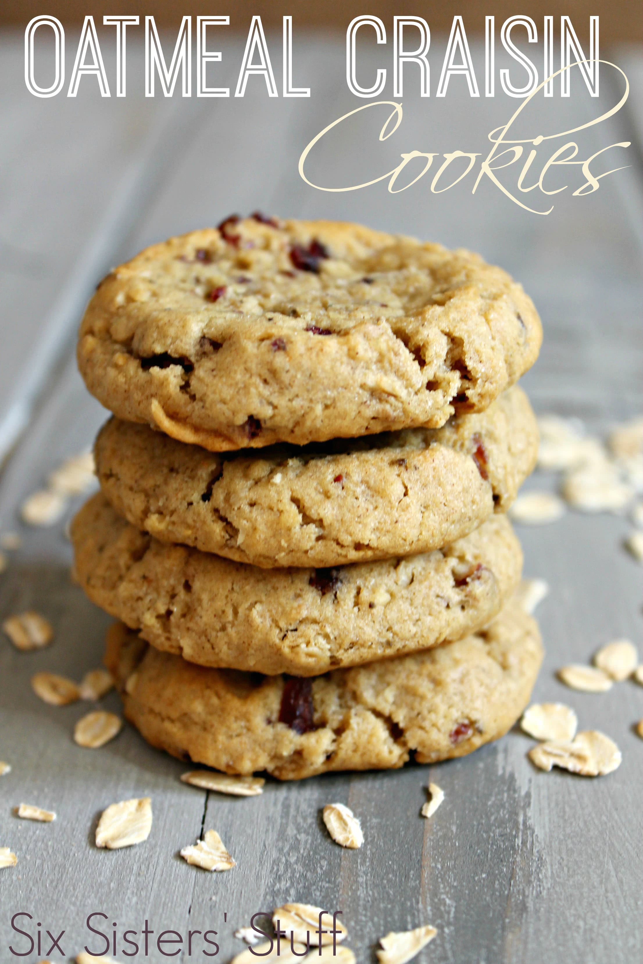Oatmeal Craisin Cookies Recipe