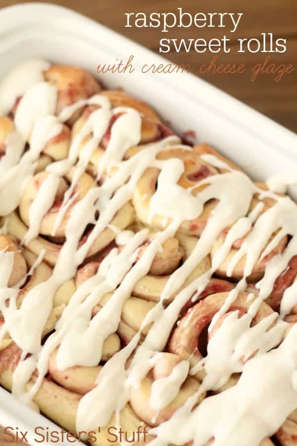 Raspberry Sweet Rolls with Cream Cheese Glaze Recipe