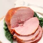 Slow Cooker Honey Mustard Glazed Ham