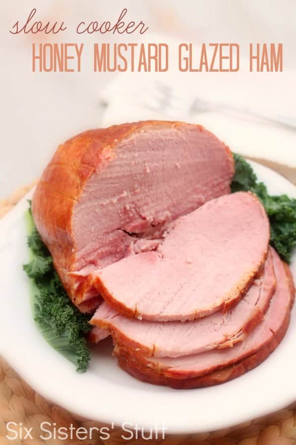 Slow Cooker Honey Mustard Glazed Ham Recipe