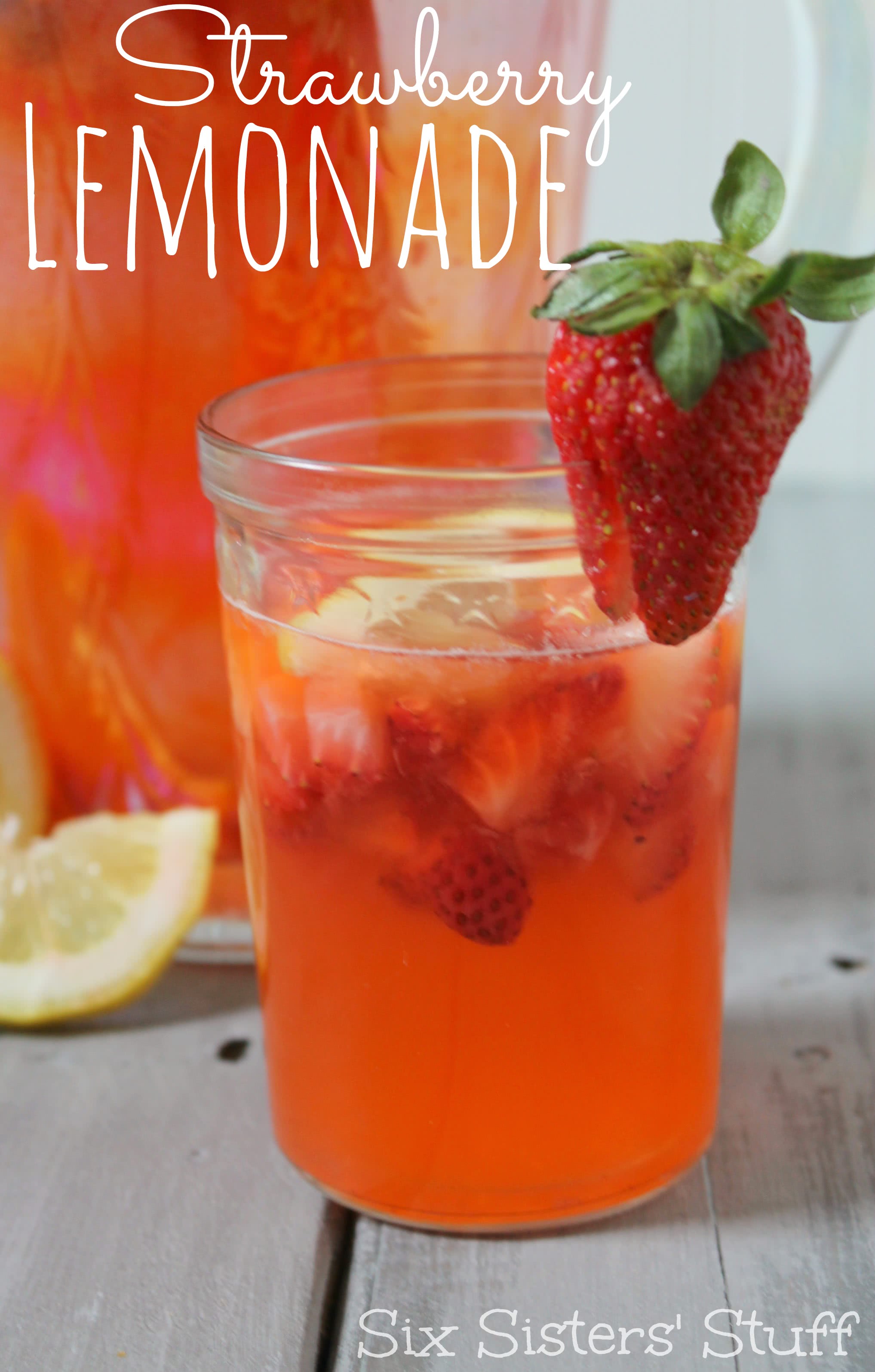 Rainforest Cafe Copycat Strawberry Lemonade Recipe - Six Sisters Stuff