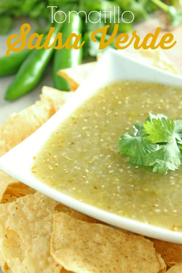 Tomatillo Salsa Verde Recipe