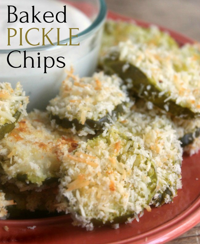 Baked pickles - a healthy version of fried pickles