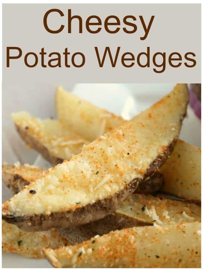 cheesy potato wedges - how to make potato wedges in microwave!