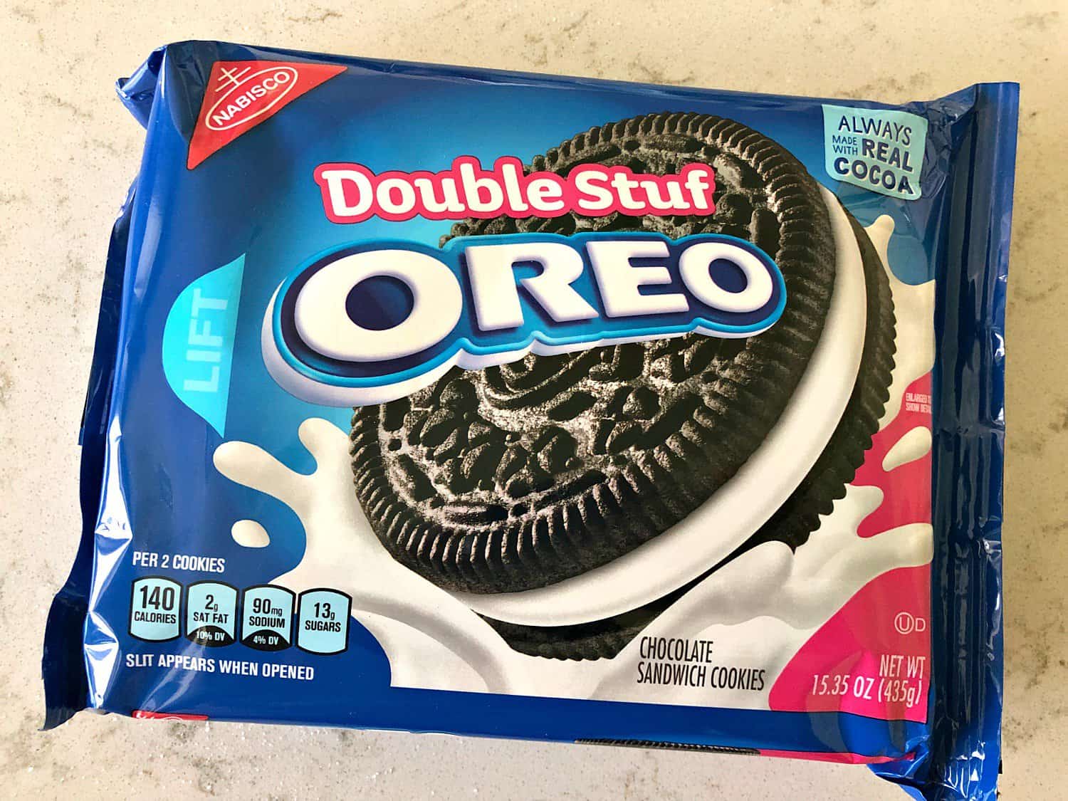 Package of Double Stuff Oreo Cookies