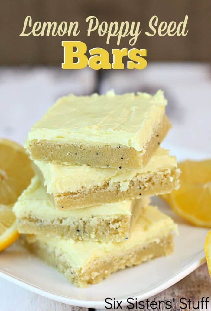 lemon poppy seed bars recipe