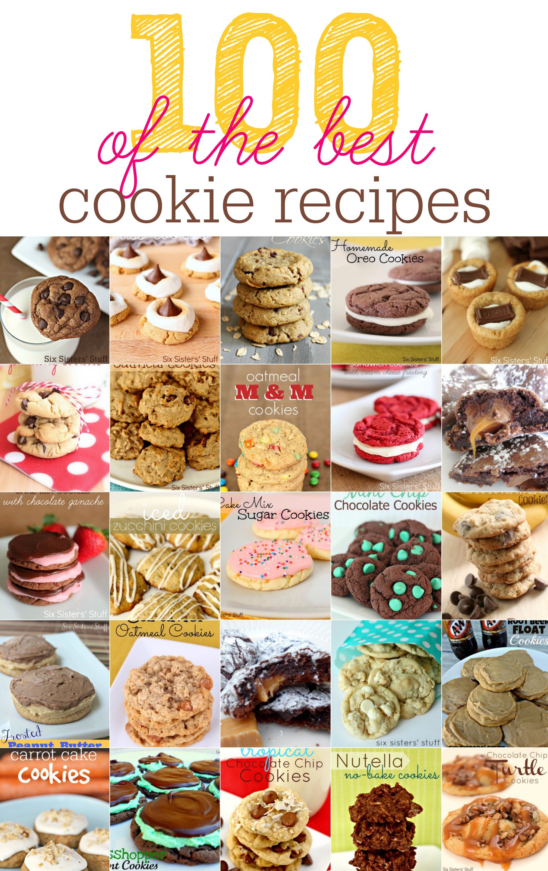 100 of the BEST Cookie Recipes!