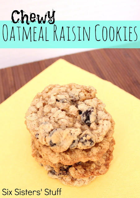 Chewy Oatmeal Raisin Cookies Recipe