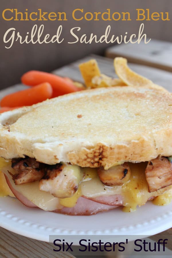 Chicken Cordon Bleu Grilled Sandwich Recipe