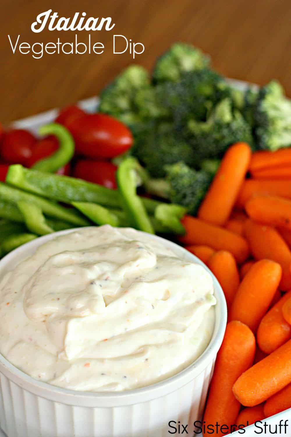 Creamy Italian Vegetable Dip Recipe