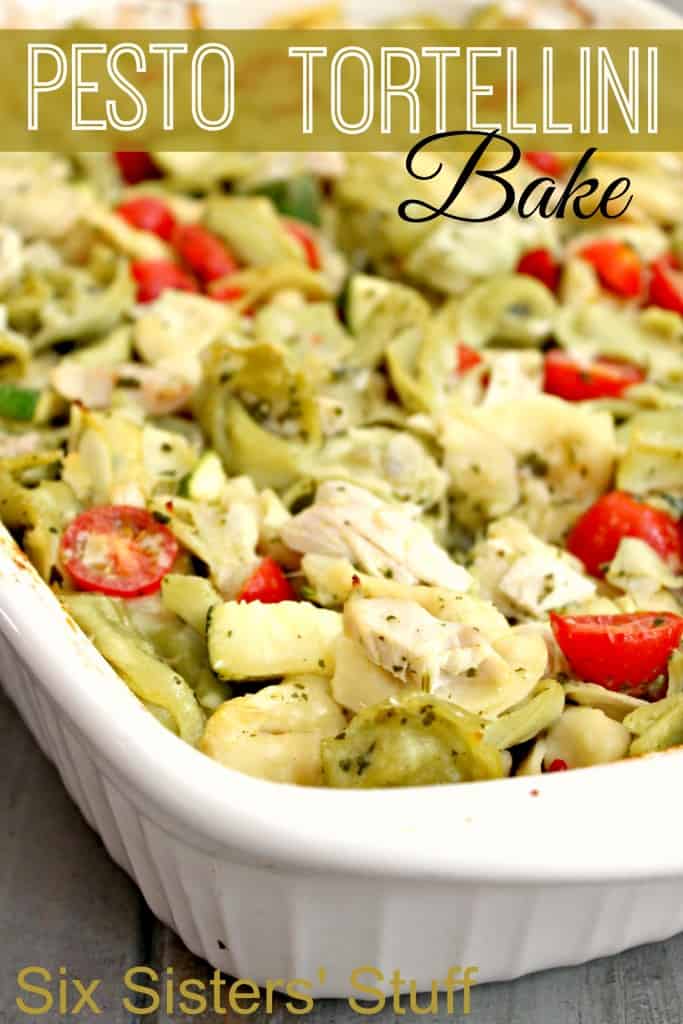 Pesto Tortellini Bake | 16 Delish Tortellini Recipes 