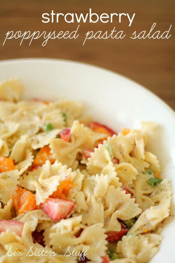 Strawberry Poppyseed Pasta Salad Recipe