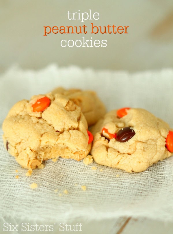 Triple Peanut Butter Cookies Recipe