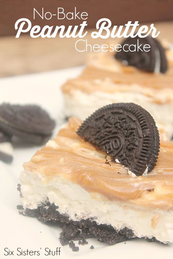 no-bake peanut butter cheesecake