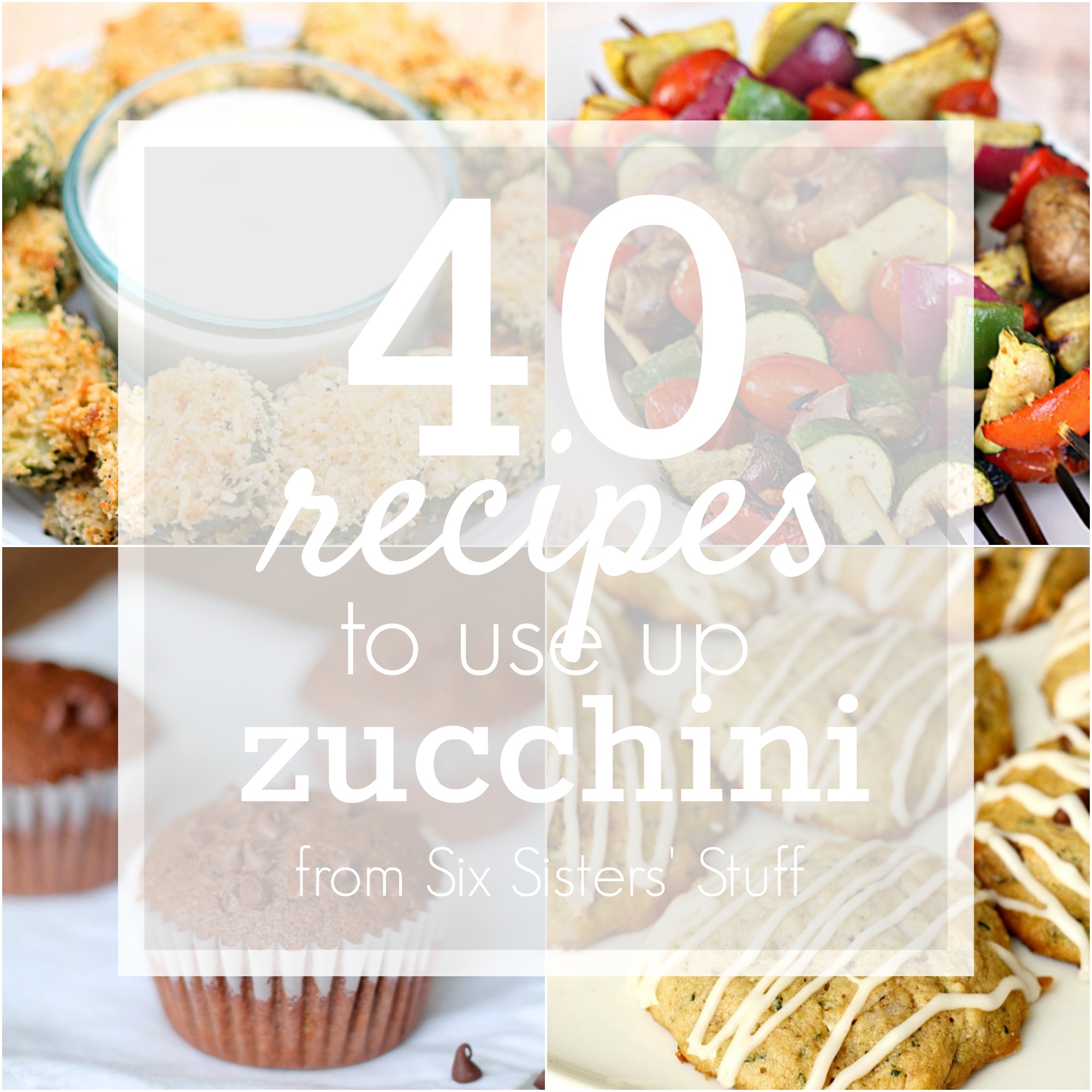 40 Recipes to Use Up Zucchini