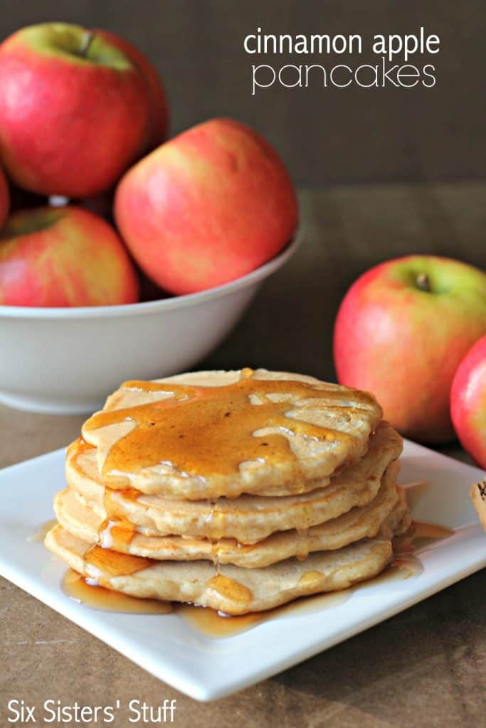 cinnamon apple pancakes that can be frozen