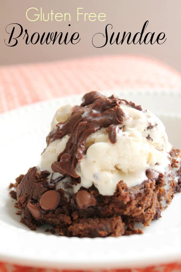 Gluten Free Brownie Sundaes