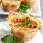 Lasagna Cupcakes